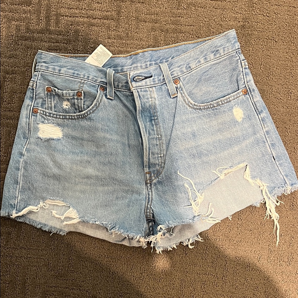 Women's Levi’s Light Blue Denim Shorts